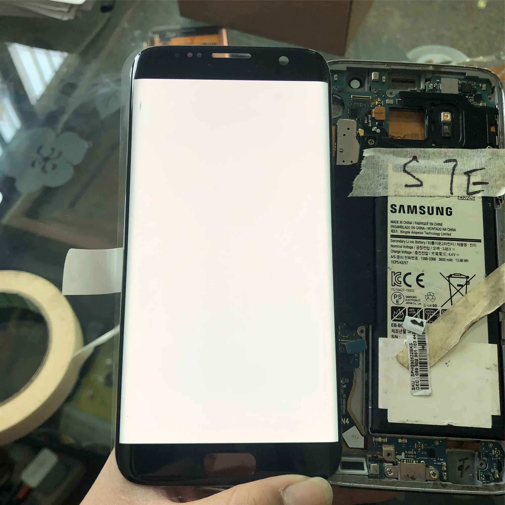5 ''Super AMOLED для Samsung Galasy S7 Edge G935 G935F G935A ЖК-дисплей сенсорный экран с рамкой edge +