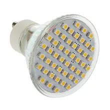 48 светодиодный 3528 SMD GU10 110-220V 3W кукурузный свет лампы 180 градусов угол теплый белый светодиодный свет лампы