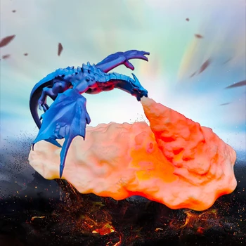 

Creative Fire Dragon 3D Printed LED Night Light Game of Thrones Desktop Decorative Lights Home Decor Kids Christmas Gift
