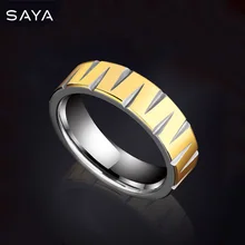 Men Tungsten Rings, 6mm Width High Polished 18K Gold Rings, Fashion Hip Hop,Free Shipping, Customized Men Tungsten Rings, 6mm Width High Polished 18K Gold Rings, Fashion Hip Hop,Free Shipping, Customized