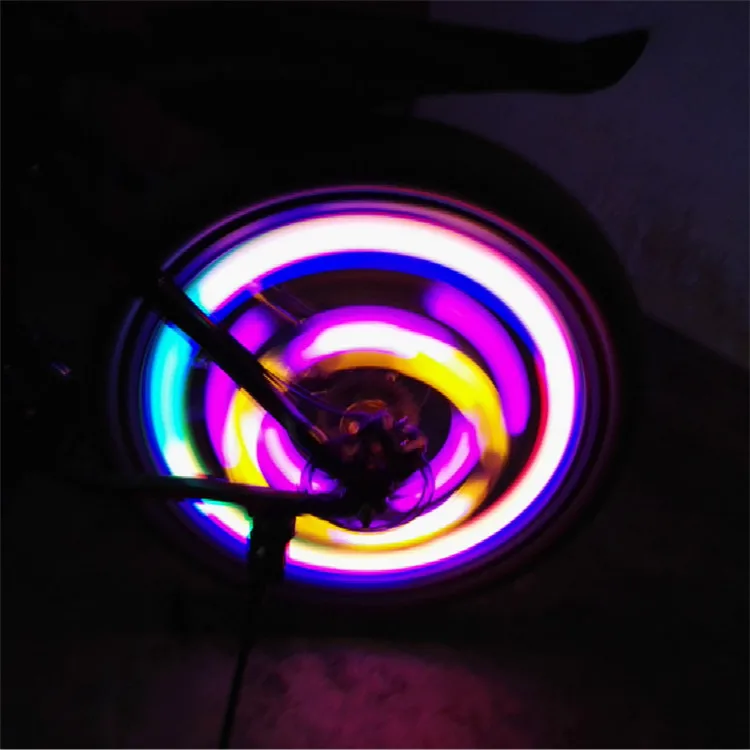 Sale Bicycle Spokes Light With Battery Mountain Bike Led Light Safety Bike Wheel Lights Three Mode Bicycle Flash Lights Cycling Parts 13