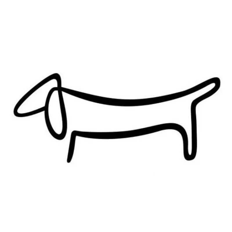 

Car Styling Dachshund Weiner Dog Car Sticker Decals Fun Motorcycle Personalized Car Accessories 15*7CM