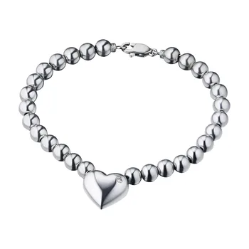 

Bracelet of silver with chrome diopside and diamond e0605br04200700