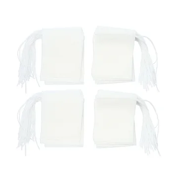 

Promotion! Disposable Drawstring Seal Filter Empty Paper Tea Bags Coaster(Set of 200)