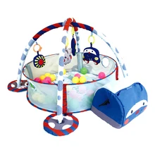 Интересный в форме животных детский фитнес-рамка Многофункциональный Детский ползающий коврик океан мяч бассейн игра одеяло