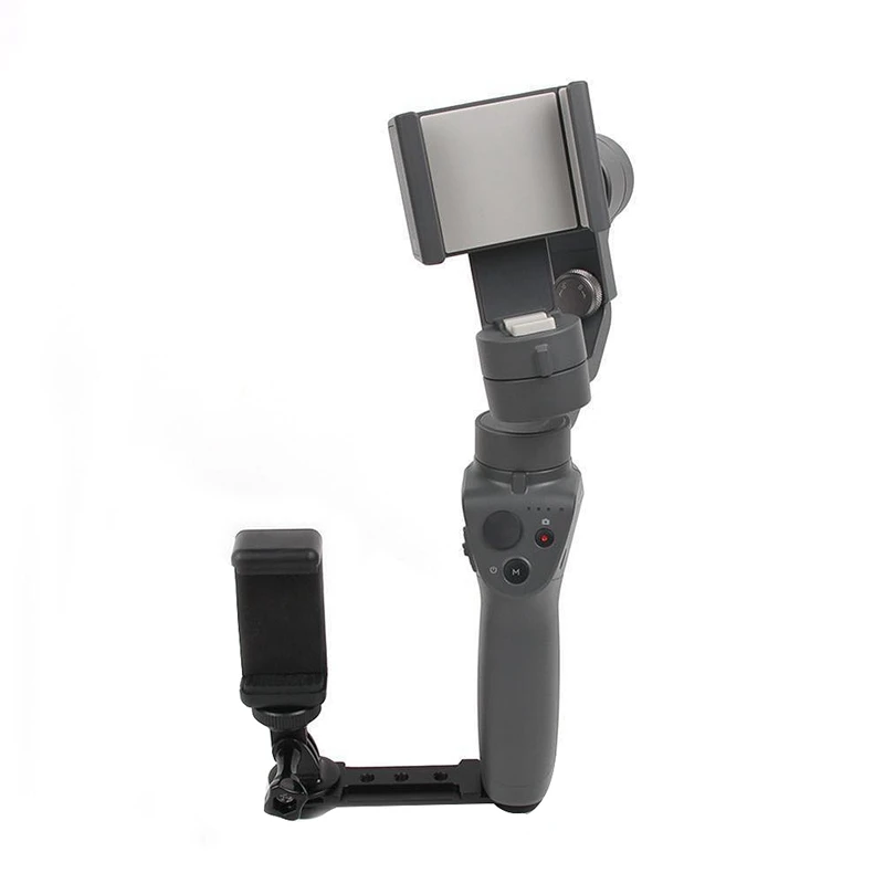Кронштейн Черная Камера с горячим башмаком для Zhiyun Smooth Q4/3/Osmo Mobile 1 2 Up
