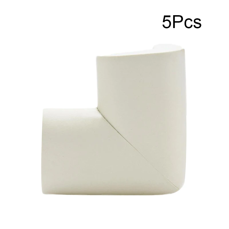 White 5Pcs 5/10 шт. ребенок Детская безопасность Угловой протектор мебели полосы с закругленными краями защита углов гвардейский Обложка для детей ясельного возраста - Цвет: White 5Pcs