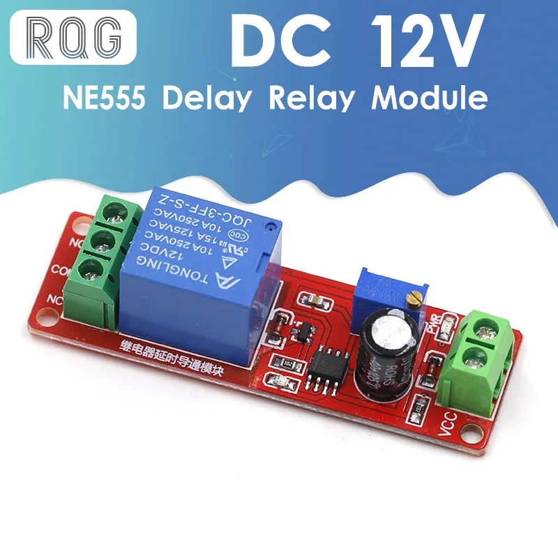 DC-12V-Timer-Verz-gerung-Relais-Schild-M