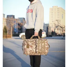 Камуфляжный Многофункциональный тактический Мужской рюкзак на обоих плечах, армейский водонепроницаемый рюкзак для фанатов