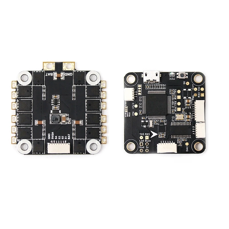 F4 Betaflight Контроллер полета OSD & 40A Blheli S 2 5S DSHOT ESC для радиоуправляемых дронов|Детали