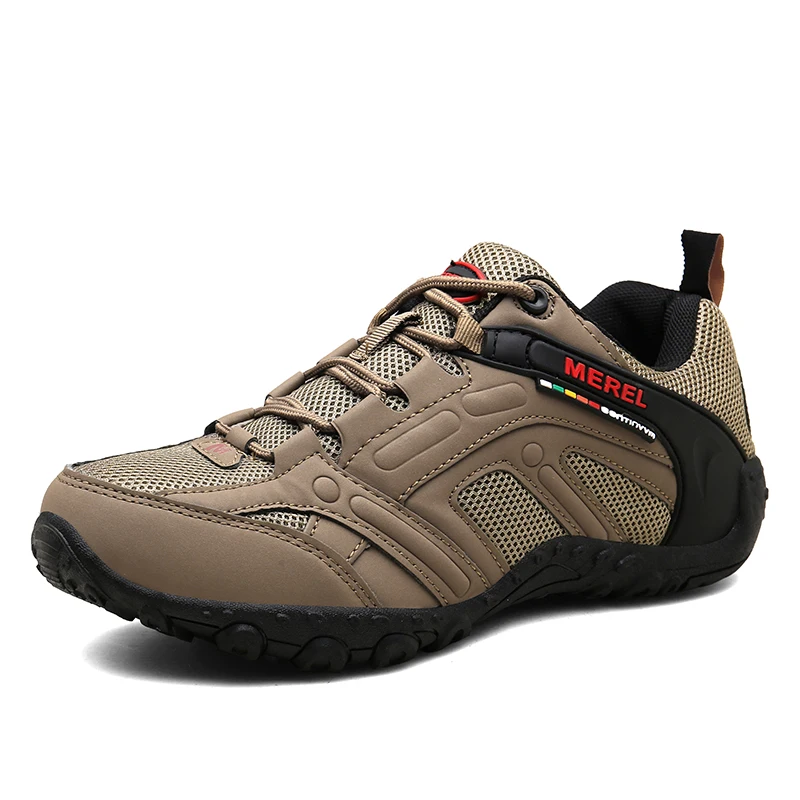 

Hot Sale Big Size 46 Hiking Shoes Men Senderismo Low cut Fashion Outdoor Camping Sneakers Breathable Non-slip Men Trekking Shoes