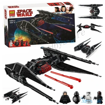

New Star Wars Kylo Ren's TIE Fighter Building Blocks Lepinblocks 05127 StarWars TIE Fighter Sets Bricks Toys For Children Gift