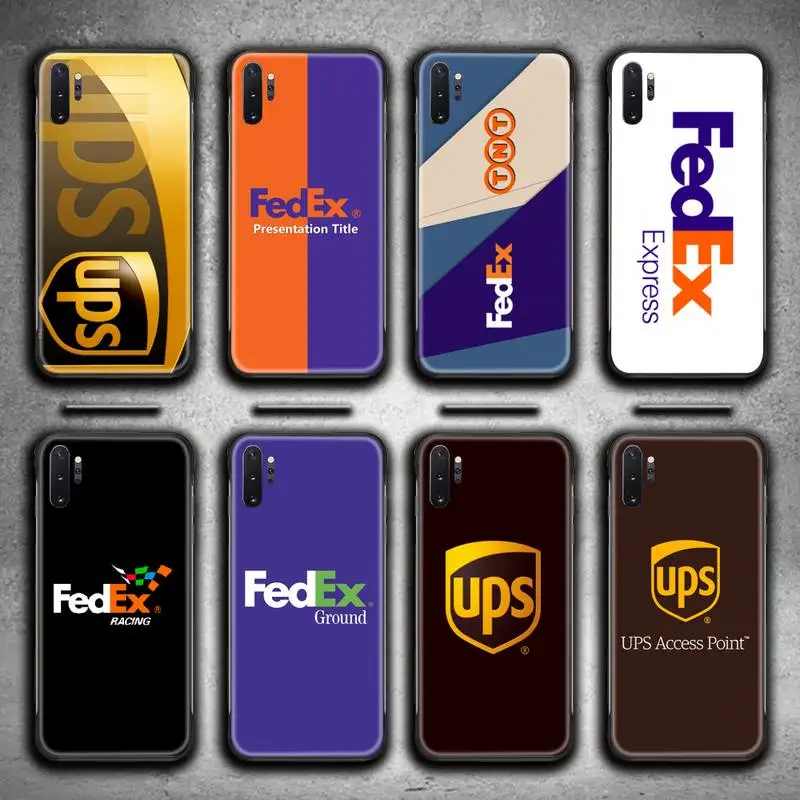 Express UPS Fedex чехол для телефона Samsung Galaxy Note20 ultra 7 8 9 10 Plus lite M51 M21 M31S J8 2018 Prime | Мобильные