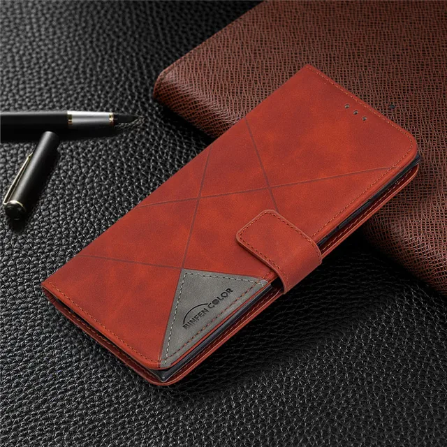 Luxury Leather Phone Case For iPhone 12Pro 11Pro 12 Mini 11 Pro Max SE 2020 6 6S 8 7 Plus XR X XsMax Wallet Flip Cover Coque Dark Brown