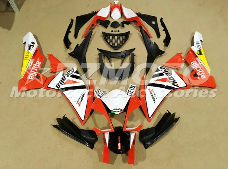 Литьевая Форма ABS Обтекатели комплект подходит для Aprilia RSV4 1000 2009- 09 10 11 12 13 14 на заказ красный белый холодный