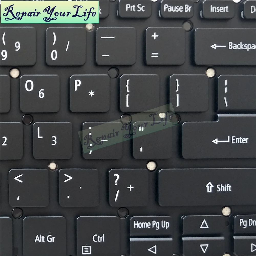 Inglês dos Eua Teclado do Portátil para Acer Rotação 53 Sp513-52n Sf114-32 Nki1313048 Acm16p Backlit Preto Atacado Fábrica 5 Sp513 51 52 - Imagem 4
