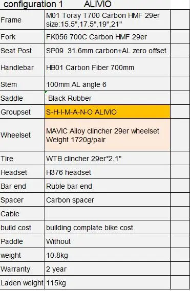 cheapest price Carbon complete Bike 29er MTB ,high quality T700 Full carbon Bicycle Frame 29er mountain Bike