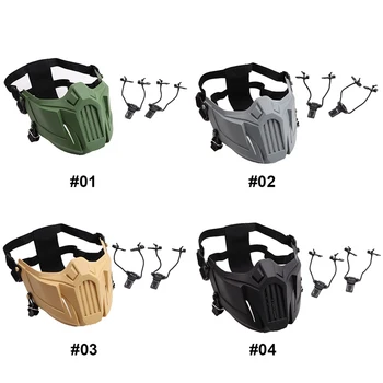 

Gray Greensoft Detachable Breathable Half Face Mask Shock Resistant Mouth Protector Sports Accessories Grey Best! Black Balight