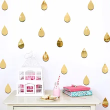 Напрямую от производителя детской комнаты украшения настенные наклейки 3D экологически чистые мультфильм капля стены зеркало Sti