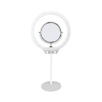 

Zomei Zm128 Portable Camera Phone Video 128 Led Ring Light 3200K-5600K Bi-Color Dimmable Decoration Lamp with Mirror and Phone