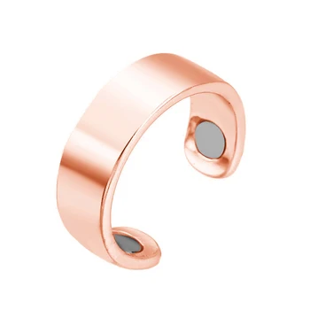 

Care Acupoints Healthy Weight Loss Fat Burning Open Mouth Portable Bracelets Metal Slimming Ring Jewelry Magnetic Therapy Stud