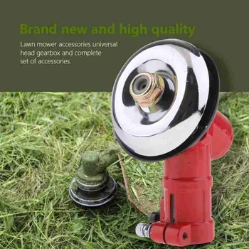 

7 Teeth Red 26mm Diameter Gearbox Fit Lawnmower/brushcutter/strimmer Aluminum Alloy Steel Rust-resistant Working Head Gear Box