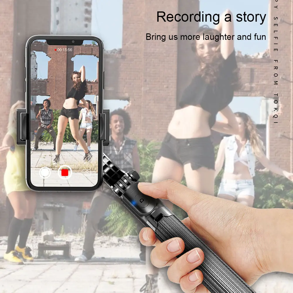 Ручной шарнирный стабилизатор для камеры GoPro мобильный телефон селфи с Bluetooth