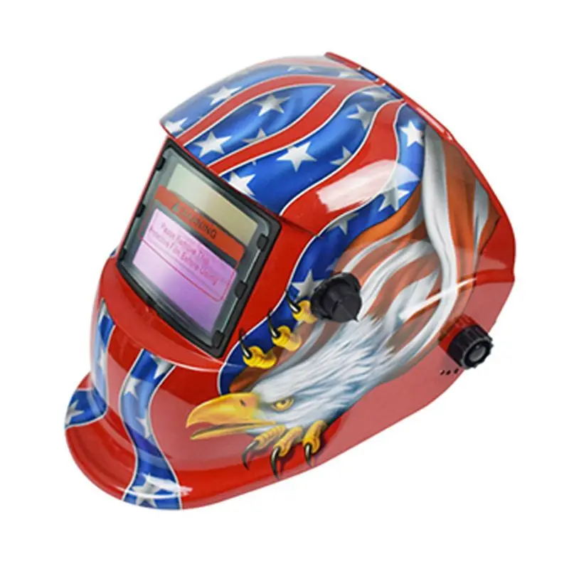 Automatic Darkening Welding Helmet Mask Solar Auto Darkening Adjustable Shade Range DIN 9-13/Rest DIN 4 Welder Protective Gear A Automatic Darkening Welding Helmet Mask Solar Auto Darkening Adjustable Shade Range DIN 9-13/Rest DIN 4 Welder Protective Gear A