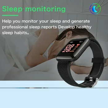 

Bluetooth Smart Watch Heart Rate Oxygen Blood Pressure Sport Fitness Tracking Device KQS8