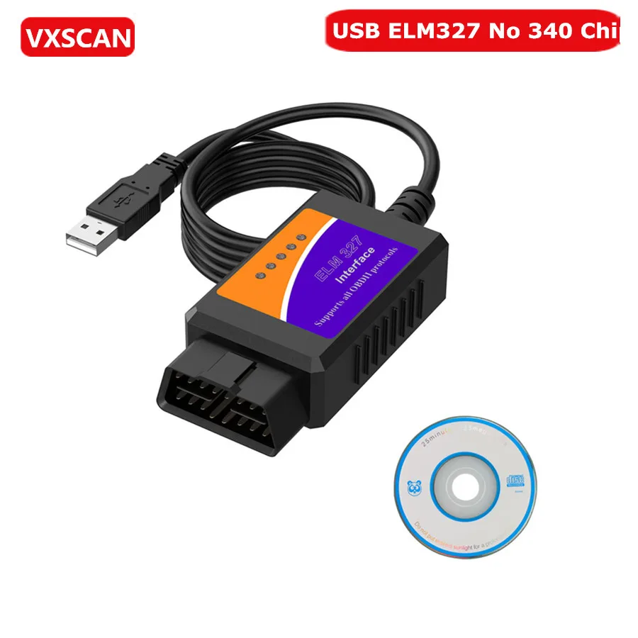 KOLSOL ELM327 Bluetooth/wifi/USB OBD2 сканер V1.5 ELM327 wifi с переключателем для Ford ELMconfig CH340+ 25K80 чип HS-CAN/MS-CAN - Цвет: VXSCAN USB ELM327