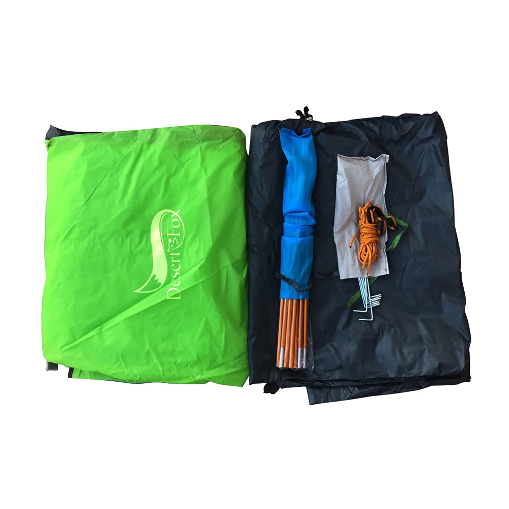 Online Tienda Backpacking desierto y zorro, tienda de Camping ligera con poste de aluminio para 2 personas, bolso portátil de doble capa para senderismo, viaje