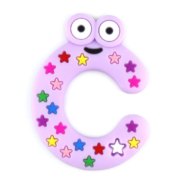 1 шт. Детские Прорезыватели, прорезыватели для зубов, прорезыватель лягушка с буквой ABC, Детские Силиконовые Прорезыватели для зубов, товары для медсестры