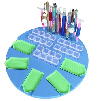 

New Diamond Painting Tool Tray Organizer Holder Diamond Embroidery Point Drill Pen Convenience Organizer Holder Accessory