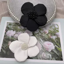 1PC Flower Patches Applique Beaded Badges Corsage Cloth Stickers Handmade Clothing DIY Sewing Accessories