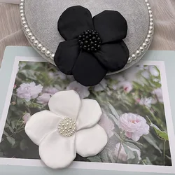 1PC Flower Patches Applique Beaded Badges Corsage Cloth Stickers Handmade Clothing DIY Sewing Accessories