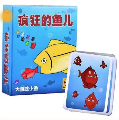 fish Грязная свинья/сумасшедшая головоломка с рыбой карты игры 2-54 игроков Семья/вечерние настольные игры - Цвет: fish