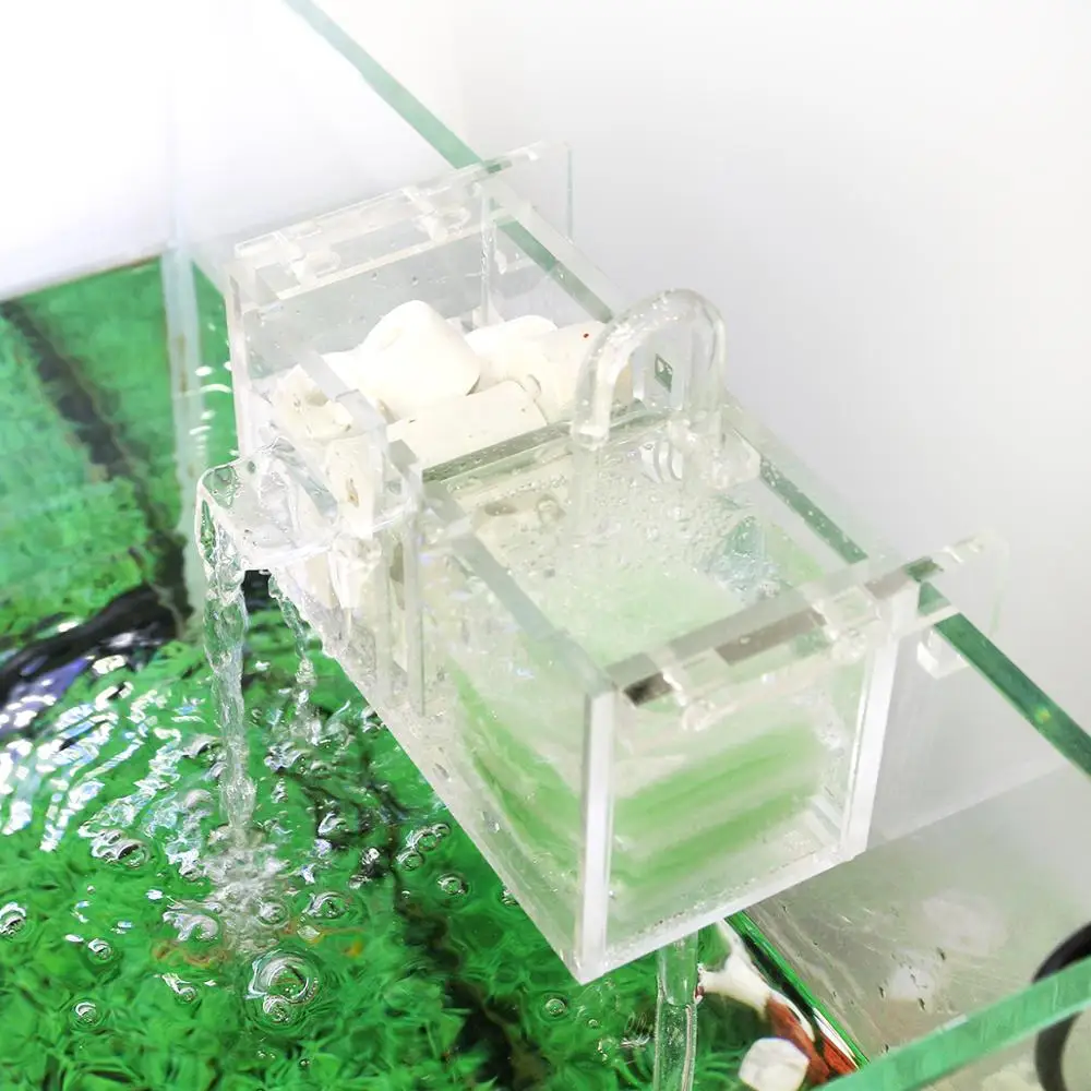Senzeal аквариум акриловый 1-6 сетки Аквариум Внешний фильтр коробка чистая вода повышение прозрачности кислорода