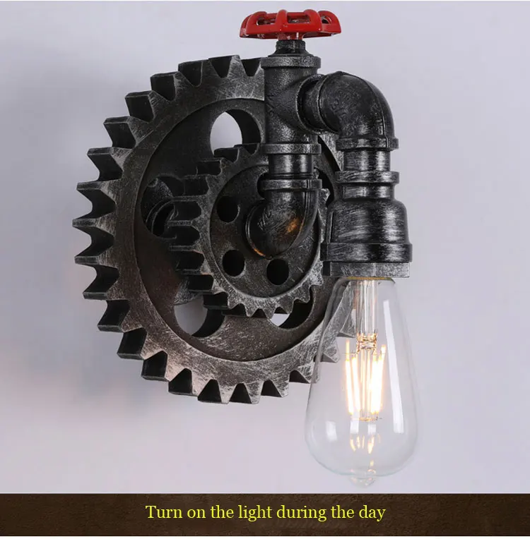 Lampe murale rétro style loft