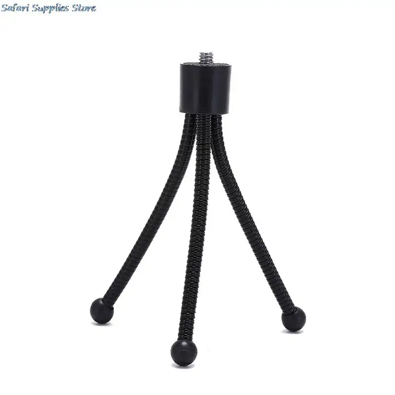 Monocular Camera Telescope Mini Tripod 1/4 Standard Interface Metal Material Portable Universal Flexible | Инструменты