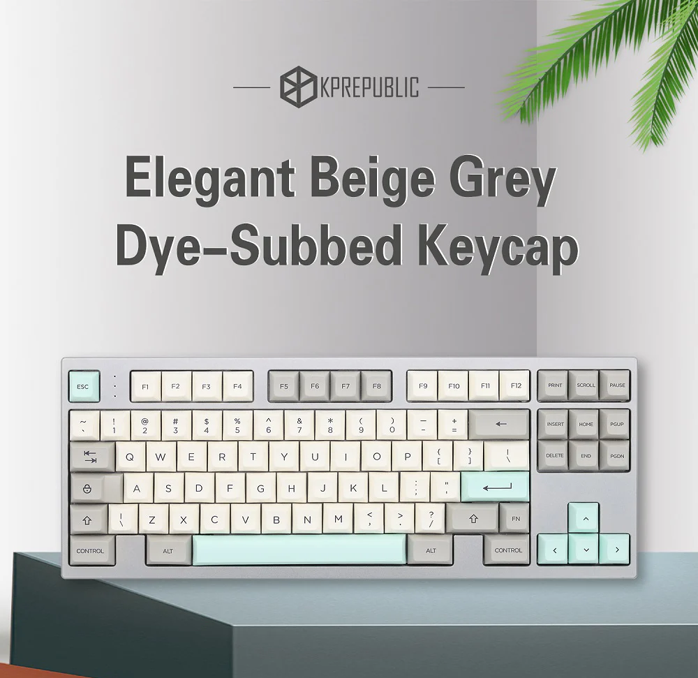 WM-Elegant Dye Sub Keycap para teclado, PBT