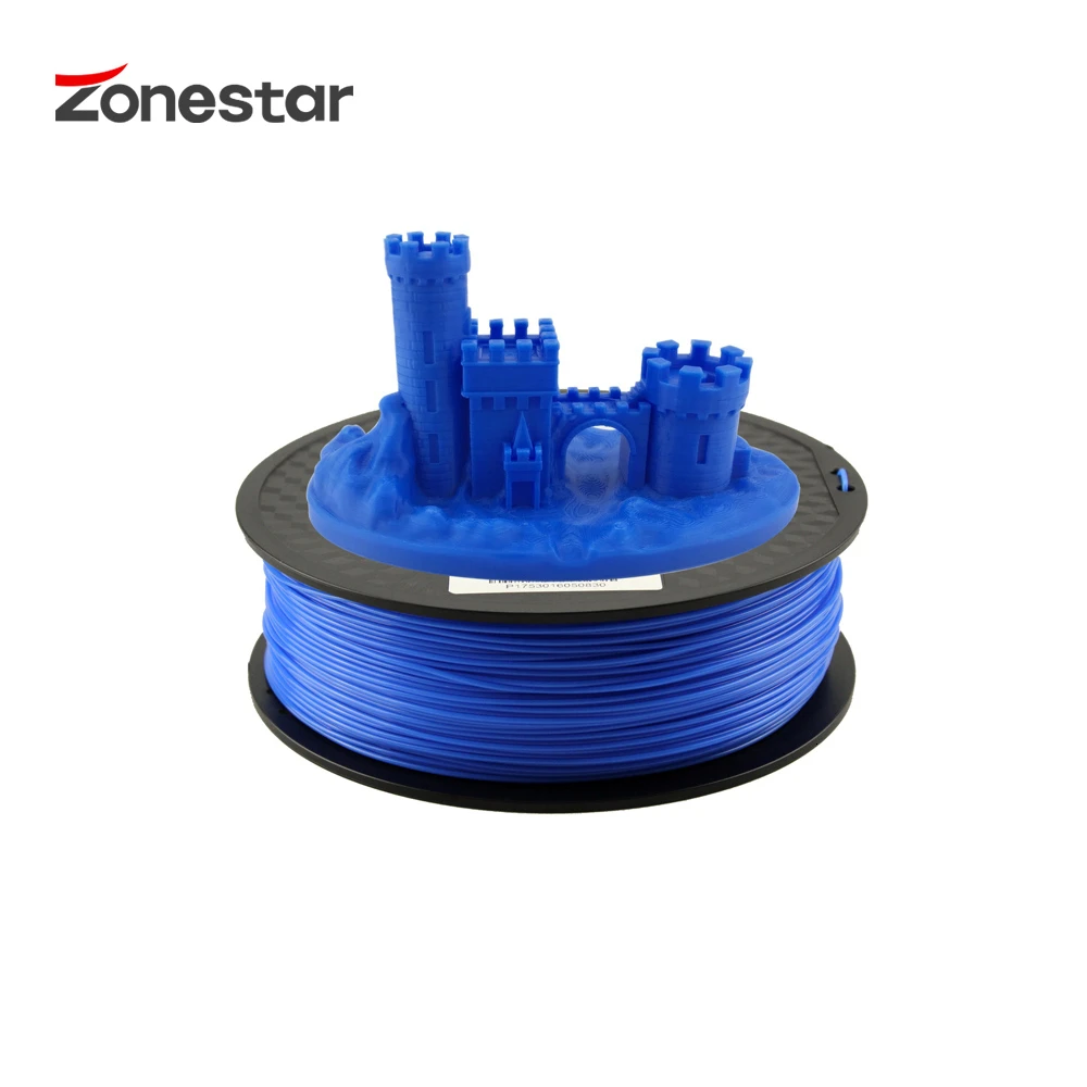 Zonestar 3D Принтер Нити PLA 1,75 мм 1 кг пластиковые резиновые расходные материалы материал 28 видов цветов на ваш выбор