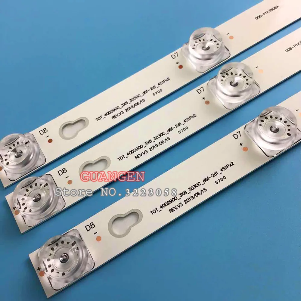 US $124.95 30PCSLOT 69CM6V8LED Backlight For Toshiba 40d2900 L40F3301B 40A730U 40l2600 L40D2900F YHB4CLB4008YH05J 40S305 40HR330M08A6