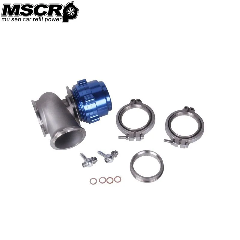Billet Aluminum Car 60MM Wastegate Vband V60 Flange Turbo Wastegate For BMW Subaru Honda