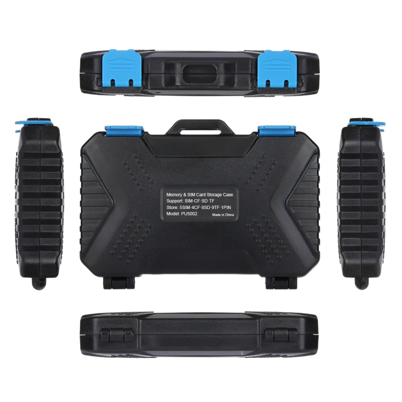 PULUZ 11/22/27 in 1 Memory Card Case Memory Card Stocker Waterproof Card Case Micro-SD CF TF Card Holder Stocker Storage Box