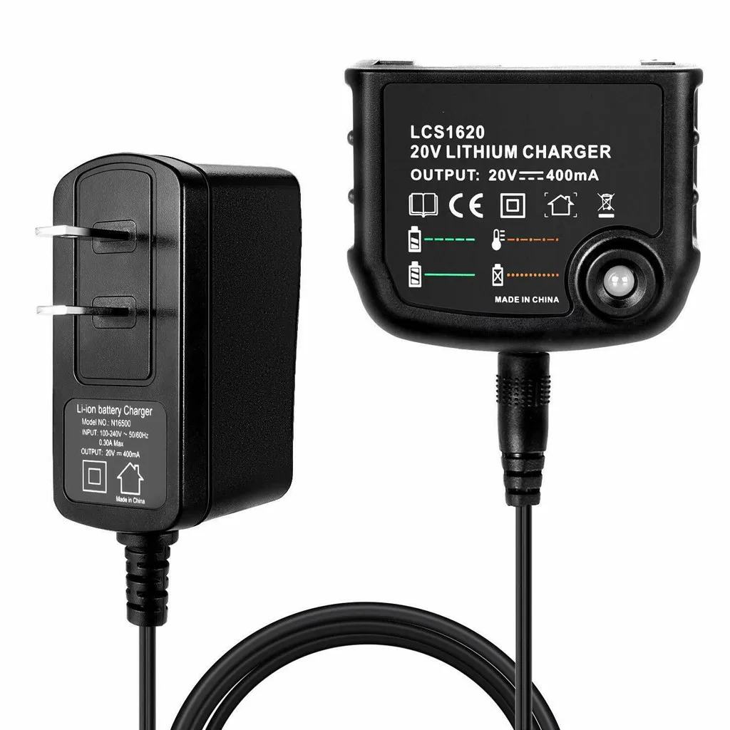 20V инструменты литий-ионная батарея LCS1620 зарядное устройство ForBLACK ForDECKER/PORTER-CABLE/Стэнли