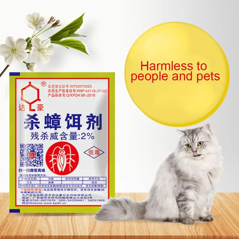 

Cockroach Powder Effective Killer Drug Drug Drug Bug Cucaracha Medicine Eco Friendly Insect Reject Pests Control Insects