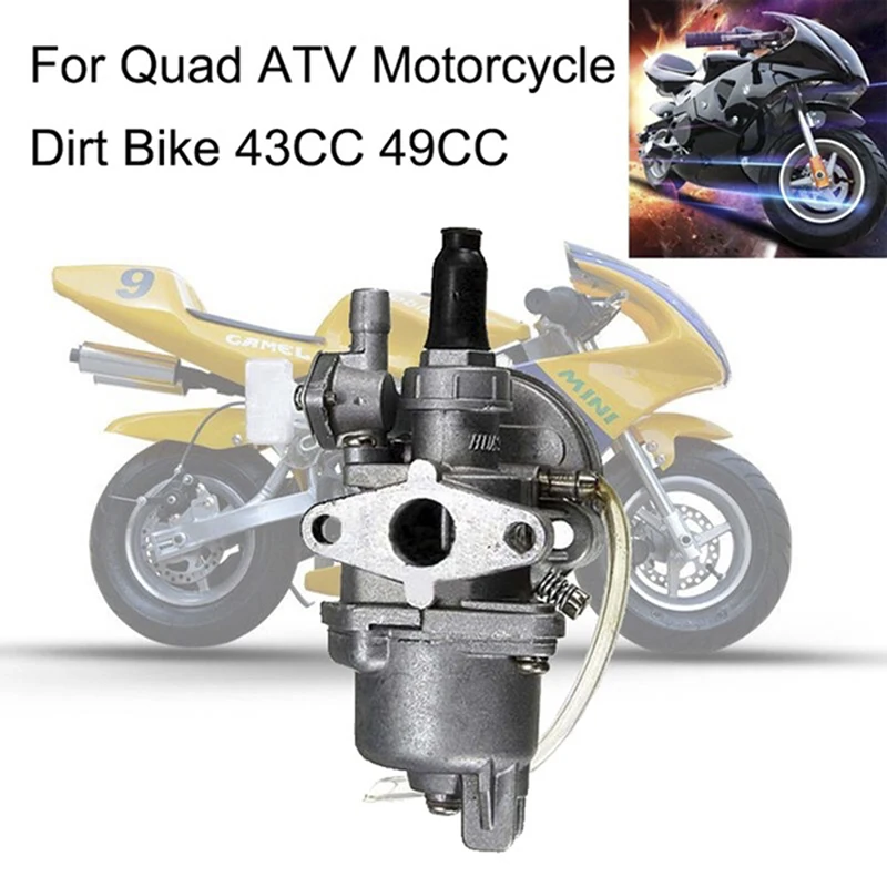 engine carb carburetor 2 stroke Mini Quad ATV Dirt Bike MiniMoto Go Kart Buggy NEW Pocket 47cc 49cc |