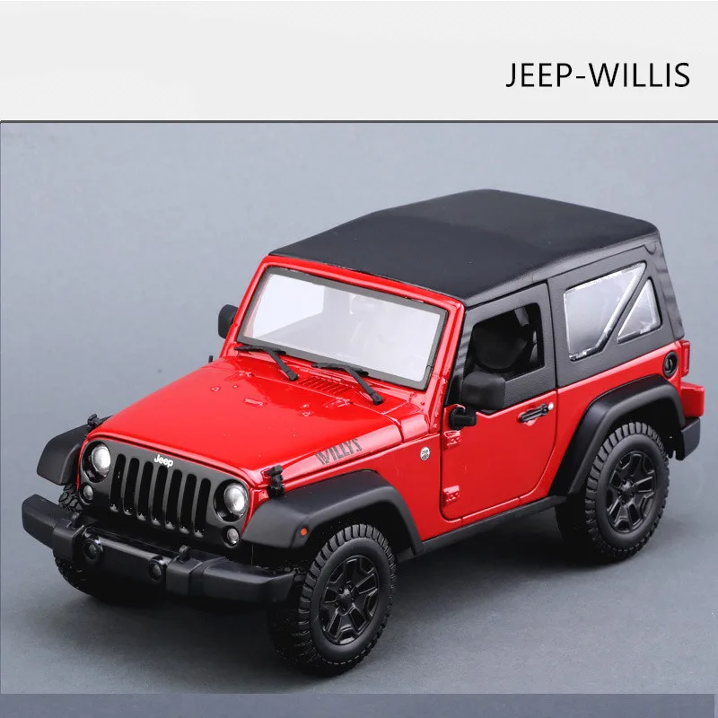 Maisto 1:18 Jeep Wrangler автомобиль сплав модель автомобиля моделирование автомобиля украшение коллекция Подарочная игрушка Литье под давлением модель игрушка для мальчиков - Цвет: Jeep