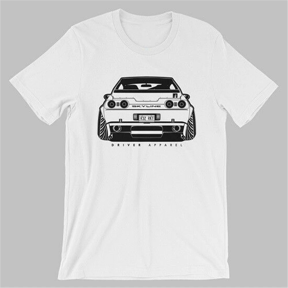 JDM Nissan Skyline GTR R32 футболка для мужчин и женщин Мужская Stance Rocket Rabbit топы высшего