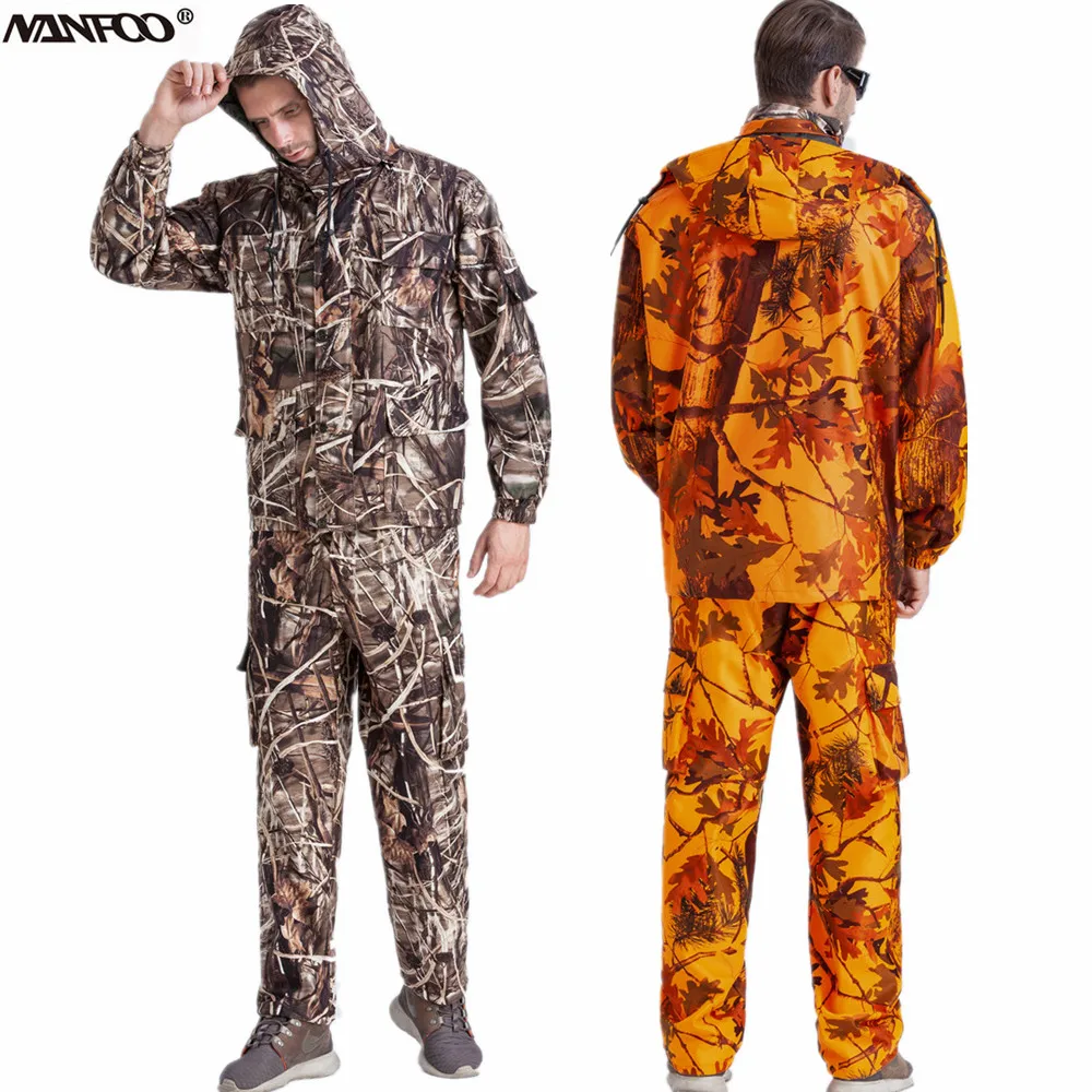 Мужской уличный Камуфляжный костюм для рыбалки дышащий охотничий флисовые